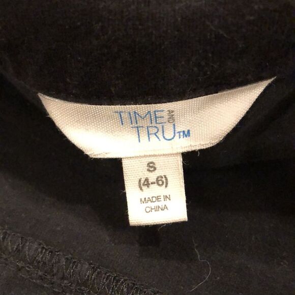 Black Zip-Up Jacket Time and Tru Size S - Picture 4 of 5